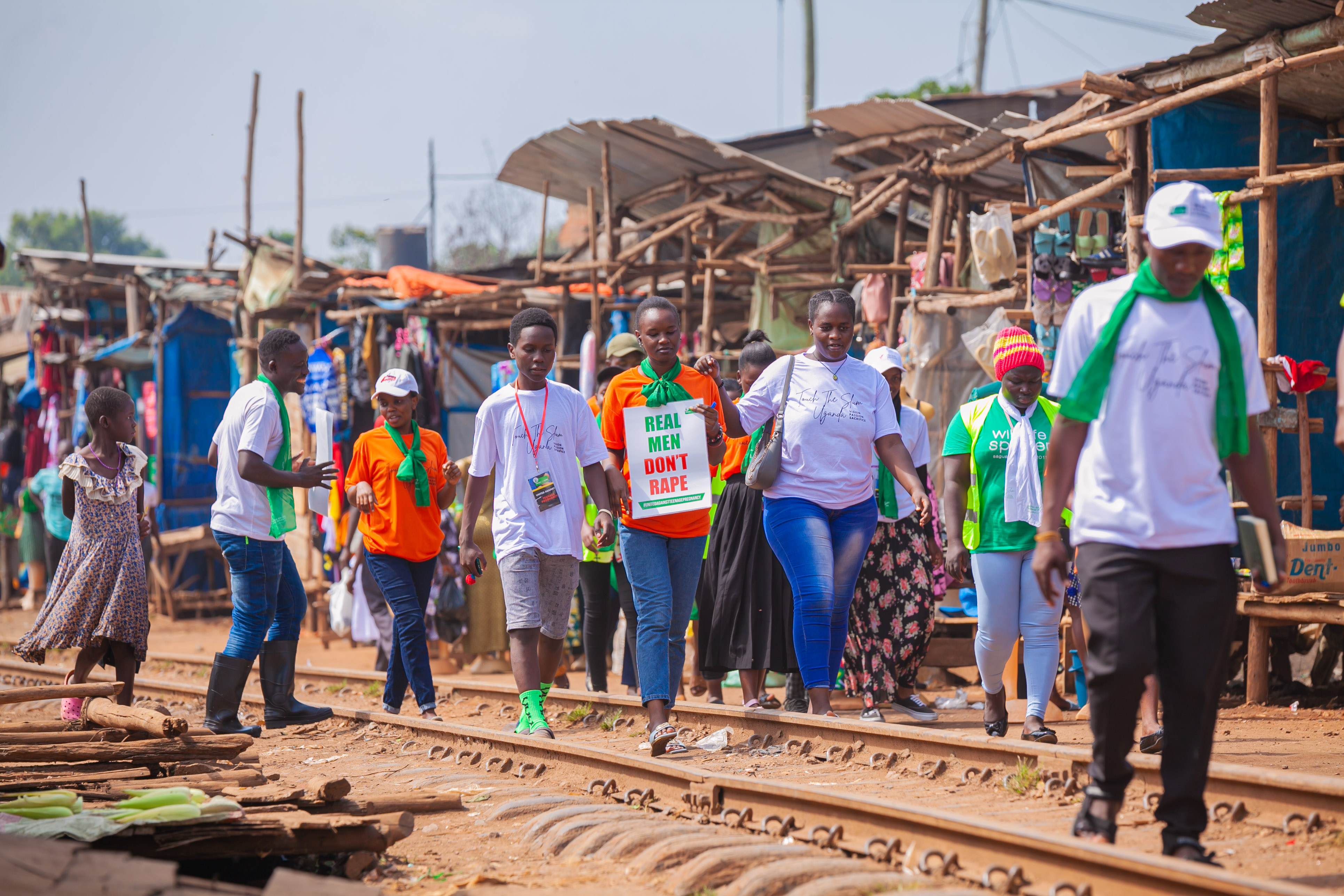 Students gathered during a Lightened Pearl Foundation school outreach session